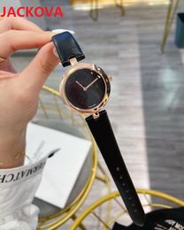 TOP mode luxe femmes rouge rose blanc en cuir montre beau designer boîtier en acier inoxydable dame montre haute qualité Quartz Clock165R
