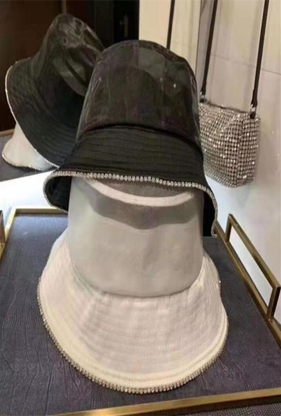 Top moda hombres y mujeres sombrero de cubo gorras de béisbol sombreros de golf Snapback frijol cráneo tacaño ala regalo malla de diamante gorra transpirable6020765