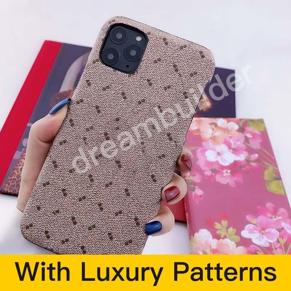 Top Fashion Phone Cas pour iPhone 15pro Max 12 13 Mini 11 12 13 14 Pro Max 15 14 Plus XR XS XSMAX PU COUVERTURE COUVERTURE SAMSUNG S23 S22 S21 Plus Ultra Shell Note 10U avec boîte avec boîte