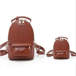 Top Fashion Pu Leather Mini Size dames Bag Children School Tassen rugzakken Stijl Spring Lady Backpack Travel Handtas 3 Maten235N