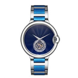 Reloj de moda superior Flywheel Designer, relojes neutros de alta calidad para hombres y mujeres, reloj de lujo, oro rosa, plata, negro B2355