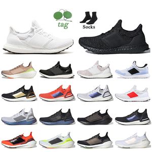 Topmode Dames Heren Loopschoenen Ultraboosts 20 22 Triple Zwart Beige Grijs Wolk Wit Zwart Zool Jogging Wandelschoenen Lopers Sport Sneakers Maat 36-45