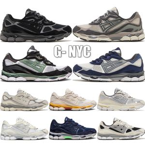 Top Gel NYC Marathon Chaussures de course 2023 Designer en béton avoine en acier marine obsidienne gris crème blanc noir ivy extérieur sentier des baskets 36-45