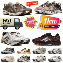 Top Gel NYC Marathon Running Shoes 2024 Designador de mejor calidad Concreto Marzo Marzo Obsidiana Crema gris gris Blanca Ivy Trail Outdoor Trail