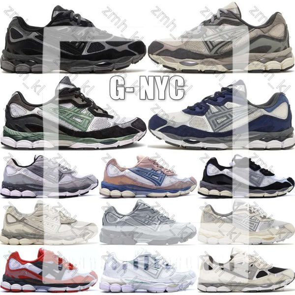 Top Gel NYC Marathon Running Shoes Designer Forceal Concrete Navy Steel Obsidian Grey Cream Blanc Black Ivy Outdoor Trail Sneakers Taille 36-45 515