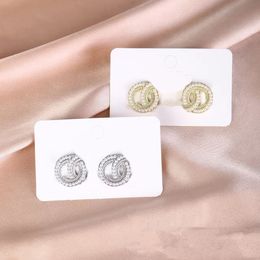 Top Gold Ohrring Perlen Design Ohrringe für Frau Mode Charm Ohrringe Geschenk Schmuck