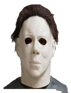 Top-Grade 100 Latex effrayant Michael Myers Masque Style Halloween Horreur Masque Latex Fancy Fany Horror Movie Party Cosplay WL11629980232