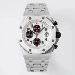Hoogwaardige AAA-ontwerper herenhorloge Quartz 44 mm keramische wijzerplaat Roestvrij stalen kast Band Auto Datum Een lichtgevend P-horloge Montre De Luxe-horloges