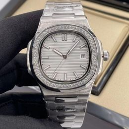 Top-grade merk heren horloges luxe kwarts beweging Watche automatische date pols-watch man lady polshorloges armband roestvrijstalen band