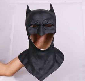 Film célèbre de haut niveau Batman masque un masque d'Halloween adulte Face Face Latex Caretas film Bruce Wayne Cosplay Toy PropS4156288