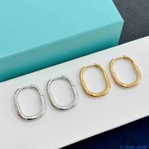 Top Grade luxe Tifanccy Brand Designer Earring S925 Sterling Silver Lock oorbellen Minimalistische en geavanceerde hoogwaardige ontwerpers sieraden