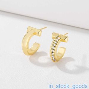 Bijoux à oreilles en diamant en diamant en diamant à talls de marque de luxe de haut niveau de luxe TIFANCE TIFANC