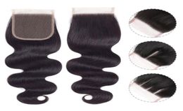 Top Grade My Queen Brazlian Human Hair 44 Swiss HD Lace Fermeure Body Body Wave With Baby Hair47490143753762