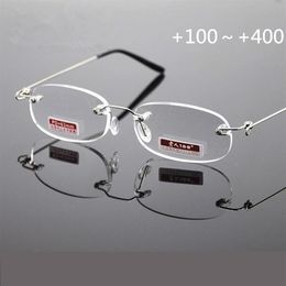 Lunettes de lecture sans cadre ultralégères de qualité supérieure femmes hommes unisexe lunettes sans monture haute définition-vente Christm2579