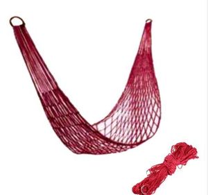 Top Grand 1Pc Hammock Hamaca Portable Garden Outdoor Camping Travel furniture Mesh Hammock Swing Sleeping Bed Nylon HangNet