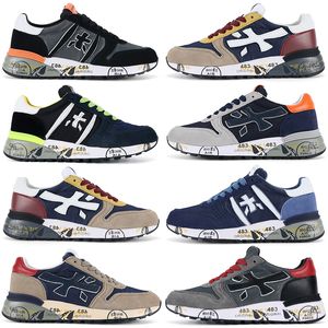 Top guality casual training schoenen heren bovenste laag lederen hardloopschoen zwart grijs blauw bruin trainers wandelen jogging sport sneakers