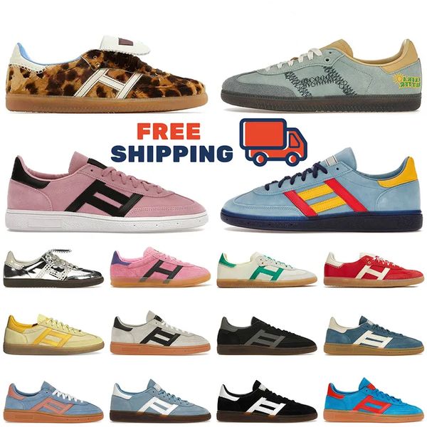 Top Handball Spezial Wales Bonner Og Casual Shoes Designer Designer Luxury Trainers Pony Leopard Consortium Cup Mens Womens Outdoor Sneakers Outdoor