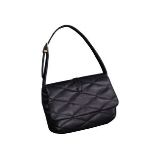 Bolsos de calidad con asa, bolso acolchado de diseñador para las axilas, bolso informal para mujer, bolso versátil para todos los días, bolso de hombro de lujo, bolso de noche a la moda para mujer, bolso de mano informal Vintage