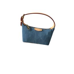 Bolsos de hombro con asa superior Lona vaquera Blue Hills Pochette Totes Baguette Monederos Diseñador Mujer Bolso Moda Casual Tote Bolsos de mujer Bolsos de lujo para las axilas