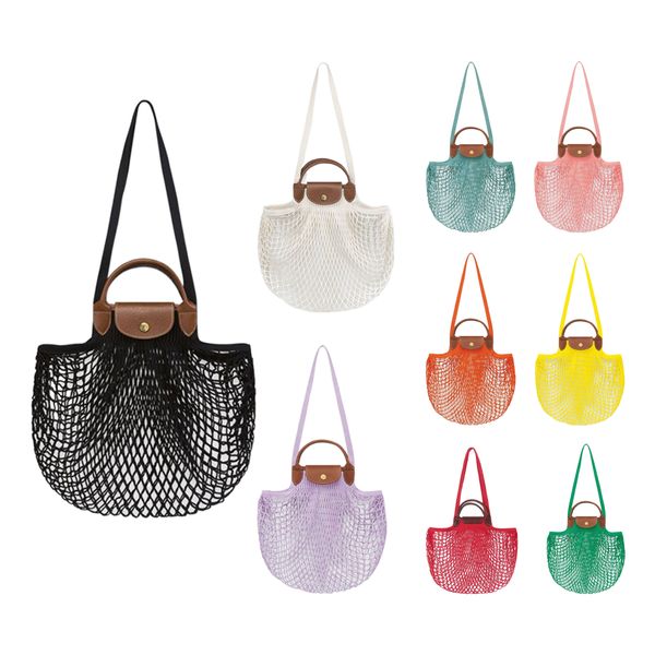 tejido de mango superior Longchammp bolso de playa diseñador para mujer correa para hombro luxurys lugury ortugh bolsos de embrague de embrague de embrague de embrague de embrague de embrague de bolsas de bolsillo para hombres de la masa