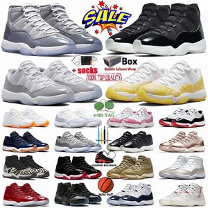 Jumpman 11 basketball shoes 11s low for men women Cement Cool Grey Cherry Yellow Snakeskin Legend Gamma Blue Cap And Gown breed trainerFzOl#
