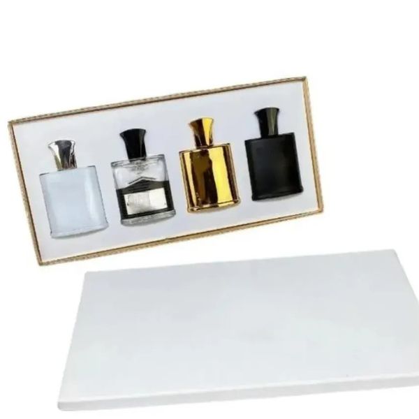 Perfume de 4 pièces de haute qualité New Aroma Cologne Men and Women Fragrance 100ml Perfume 30ml EDP Designer Deliver
