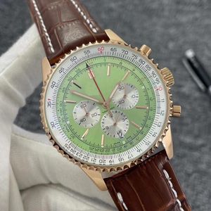 Top AAA Watch Quality Luxury Mens Watch Elegant 40mm automatisch mechanisch 904L Volledige roestvrijstalen lederen band Classic Designer Watches Multifunction -kalender