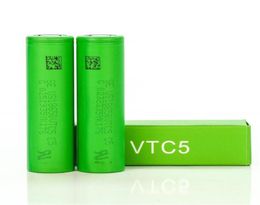 Batterie VTC5 18650 de haute qualité, 2600mAh, 37V, batterie au lithium rechargeable à haut débit, avec emballage Green Box pour Sony3908550