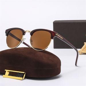 Top James Bond Tom Gafas de sol Hombres Mujeres Diseñador de marca Gafas de sol Super estrella Celebridad Conducción Gafas de sol para damas Gafas de moda Muy bonito regalo