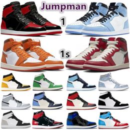 Top Jumpman 1s UNC hommes Chaussures de basket-ball 1