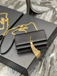 Top KATE borla cadena bolso de las señoras bolso solapa sobre messenger messenger bag wallet señoras marca diseñador de lujo bolsos billetera de mujer 01