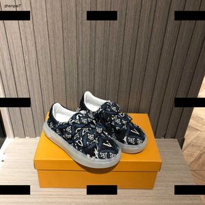 Top Kids Casual Shoe Child Sneakers Classic Letter Print Handsome Boy New Listing Box Packaging Rubber Spring's Size 26-35