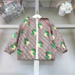 Top Kids Jacket Dinosaur Patroon Print Hooded Baby Outerwear Maat 100-150 jongens meisjesjas kind zonnebrandcrème kleding jan20