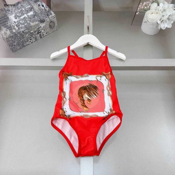 Top Kids Undersuuuuitista diseñador de trajes de baño Tamaño de trajes de baño 80-150 cm Patrón de tigre Impresión Bikinis Bikinis Bikinis Swimwears 24mar