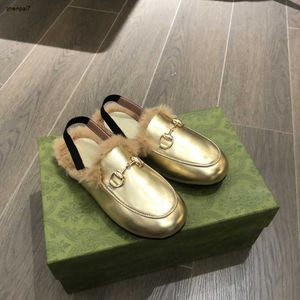 Top Kids Slipper Fehip Edge Design Kids Sandals Fashion Baby Slippers tamaño 24-35 zapatos de cuero para niñas Sep05