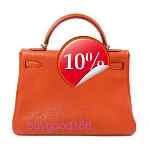 Top dames Designer Ekolry Bag 32 2 Way Sac à main sac à main Clemence Orange