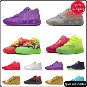 TOP LaMelo Ball Boots 1 MB.01 Basketball Shoes Sneaker Black White Silver Blast Buzz City LO UFO Not From Here Queen City Rick et Morty Rock