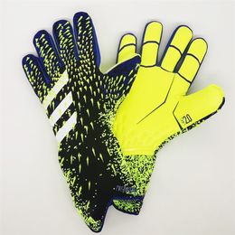 Top Guantes de portero de látex para niños Aldult antideslizante Guantes de portero de fútbol profesional Hombre Guante de fútbol Guantes De Portero 220708