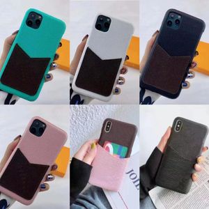 Top Leather Designer Phone Cases iPhone 14 Pro Max 13 12 Mini 11 Xs XR X 14 Plus 7 8 Fashion Print Back Cover Luxury Mobile Shell Card Holder Pocket Case