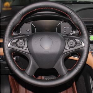 Top Leather Steering Wheel Hand-stitch on Wrap Cover For Buick Lacrosse 2016