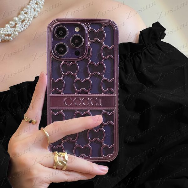 Funda de teléfono hueca con enfriamiento de verano a la moda con letras superiores para iPhone 14 14pro 13 13pro 12 Pro Max 12pro Fundas de TPU de súper diseño Disipación de calor Cubierta de letras a prueba de golpes