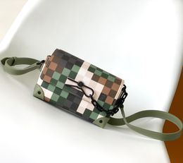 haut niveau 10A M83172 mini camouflage Steamer sac pour femme sac de créateur lou vitt tilsitt Retiro sac à bandoulière sac à main multicolore mini sac Denim sac de voyage de haute qualité