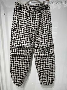 Pantalon de créateur de Buurberlyes de haut niveau pour femmes hommes British Mens Checkered Twill Work Pants 80820331 avec logo original