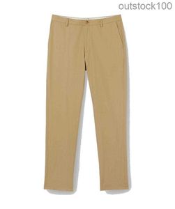 Pantalon de créateur de Buurberlyes de niveau supérieur pour femmes hommes Mens Straight Fit Casual Pantals 8018703 avec logo d'origine