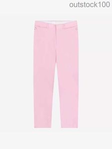 Pantalon de créateur de Buurberlyes de haut niveau pour femmes hommes Spring / été Sheep Woard Zipper simple Pantalon pour hommes polyvalents Pantalon occidental Pantalon occidental avec logo