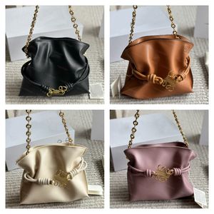 Top Loes Designer Sacs pour femmes New Fashion Garbage Style Style Chain Underarm Sac 10a Real Leather Lady Luxury Underarm Sac