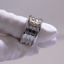 Top love ring anelli da uomo classici gioielli di design di lusso donna uomo acciaio al titanio lega placcato oro oro rosa argento coppia festa 224z