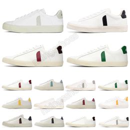 2024 Designer Low Top Leather Canvas v Sneakers Men Women Platform Campo Lows Chromefree Black White V10 Dhagte Vintage Jogging Casual Trainers