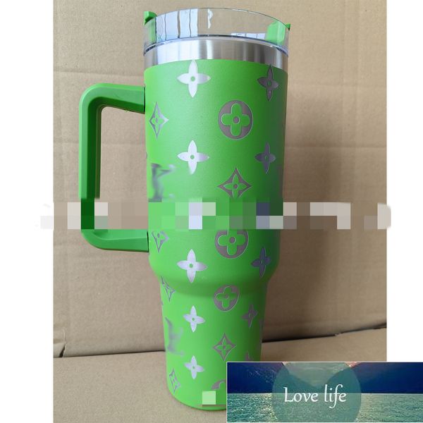 Taza Top Lux de 40Oz, taza para vehículos, tazas de hielo grandes, tazas termo de acero inoxidable 304, venta al por mayor