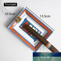 Top Lux grensoverschrijdende sigarenasbak Keramische asbakken Creatieve draagbare sigarenasbak Rokenset Sigaaraccessoires